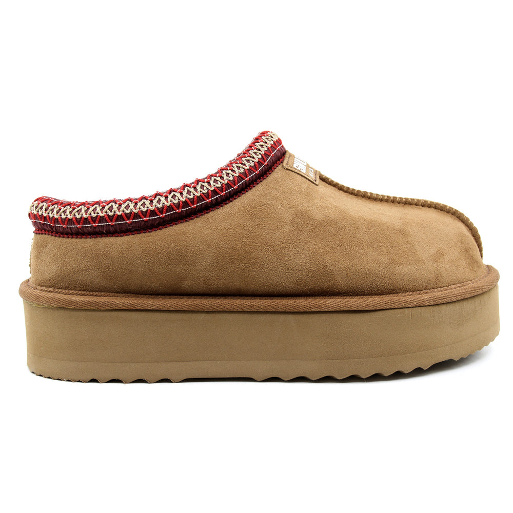 Kenzie Platform Slippers Australian Made - Snuggyz