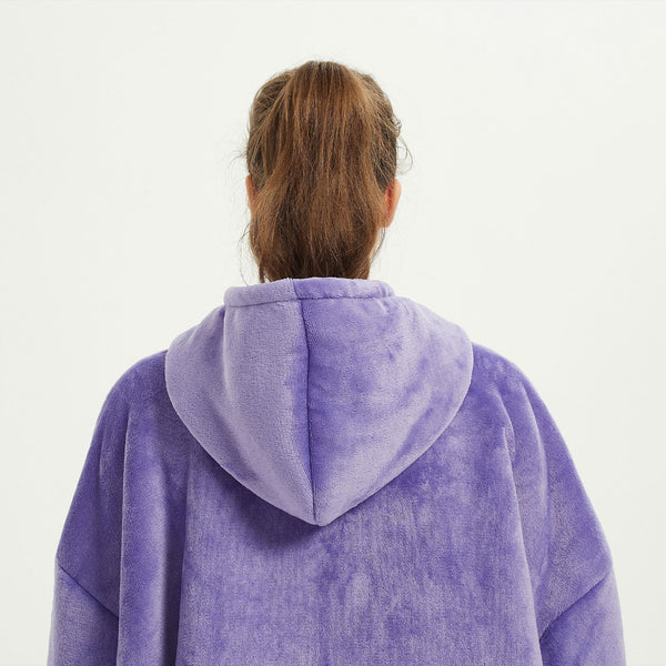 Purple Hoodie Blanket