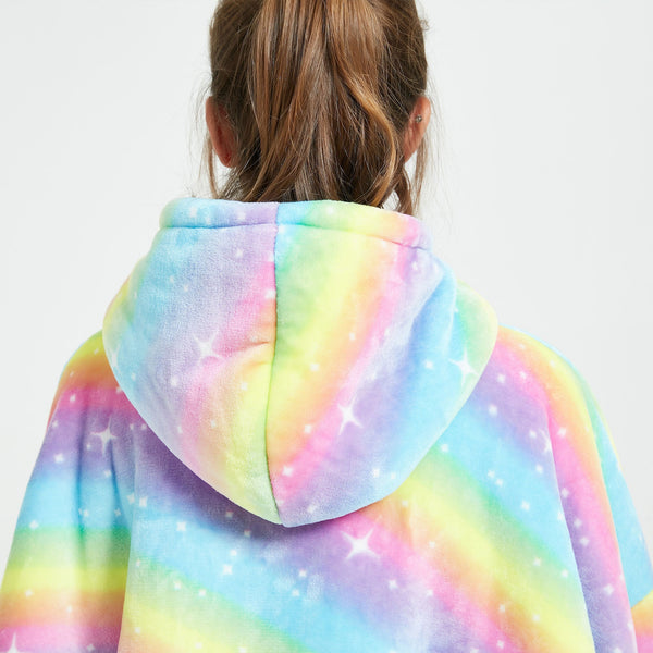 Rainbow Hoodie Blanket