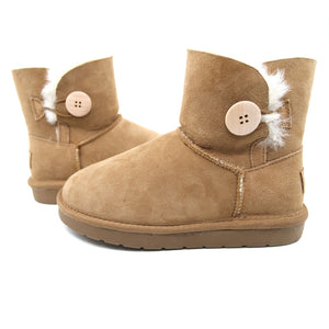 Premium Mini Button Boots Australian Made - Snuggyz