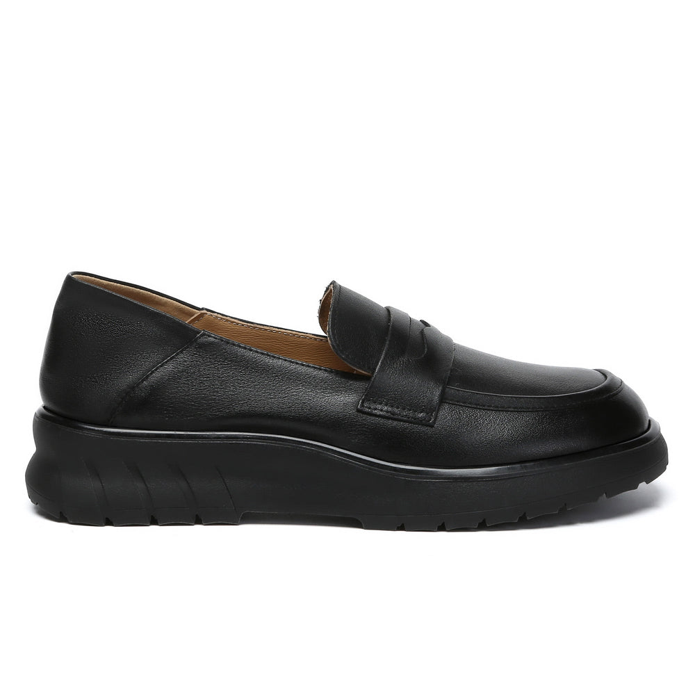 Leather Slip-On Loafers