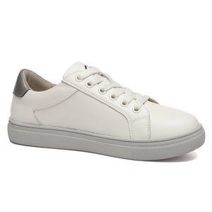 Chloe White Leather Sneakers