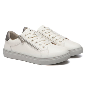 Chloe White Leather Sneakers