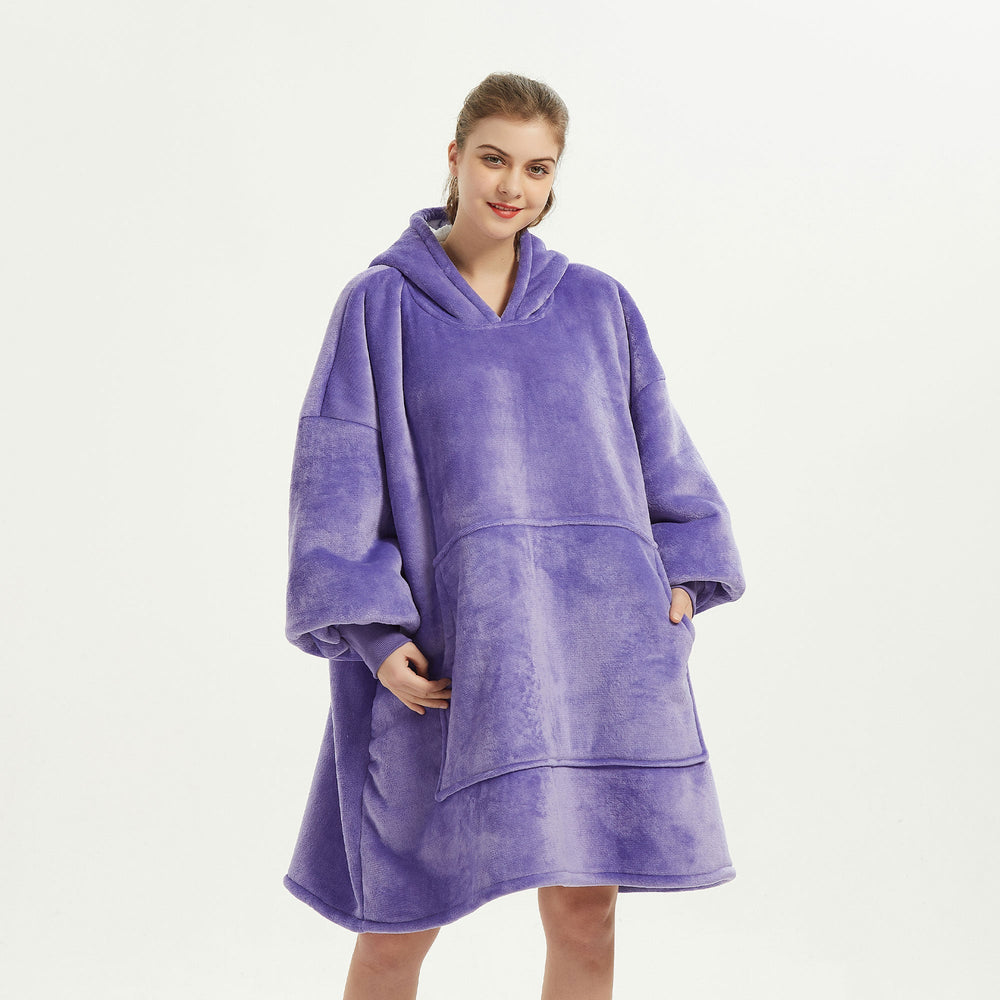 Purple Hoodie Blanket