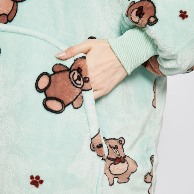 Bear Hoodie Blanket