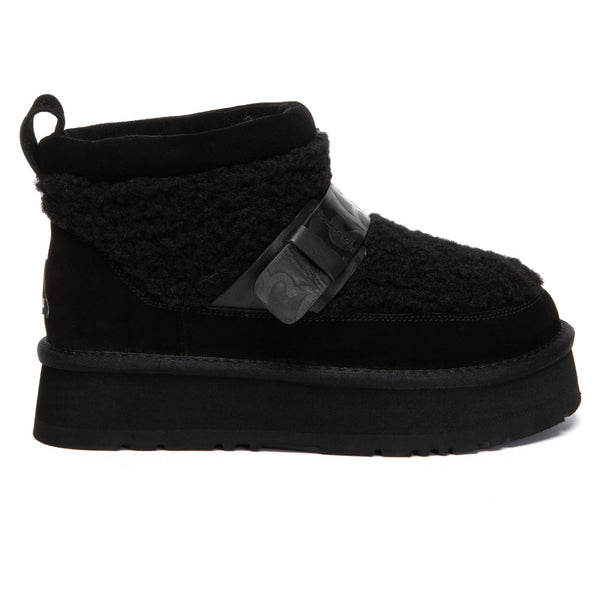 EverUgg Short Maphie UGG boots in beige with plush lining and ankle height, featuring classic UGG design and durable sole.