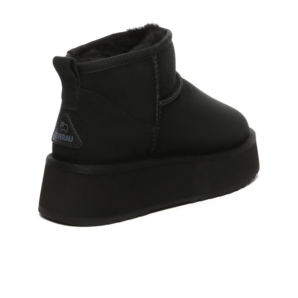 Ultra Mini Platform Sheepskin Winter Boots