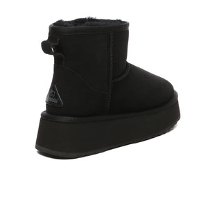 Mini Platform Sheepskin Winter Boots