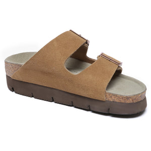 Sandalford Birkie Platform Slides - Snuggyz