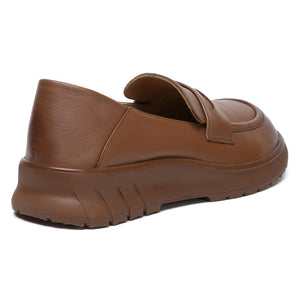Leather Slip-On Loafers