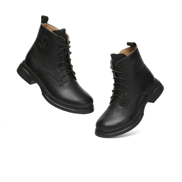 Gabriela Lace-Up Leather Ankle Boots - UGG Direct Online