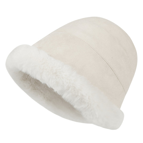 Fluffy Warm Bucket Hat