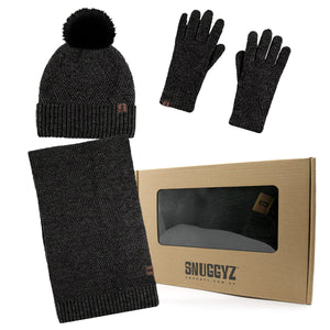 Snuggyz® 3 in 1 Beanie Scarf Gloves Set