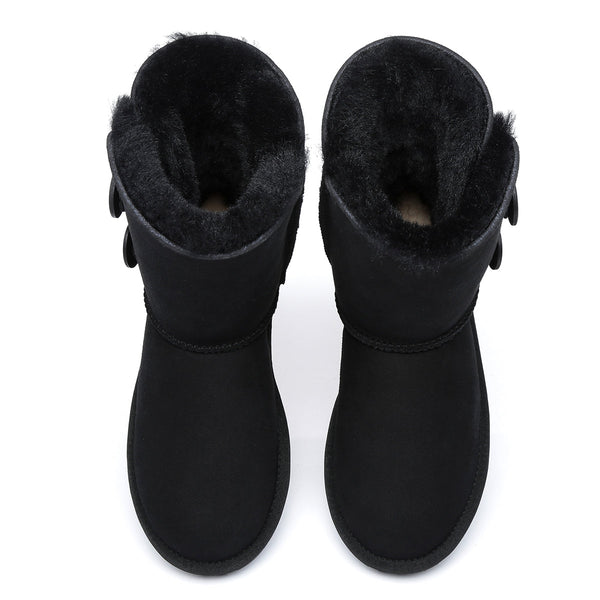 Short Twin Button Women UGG Boots