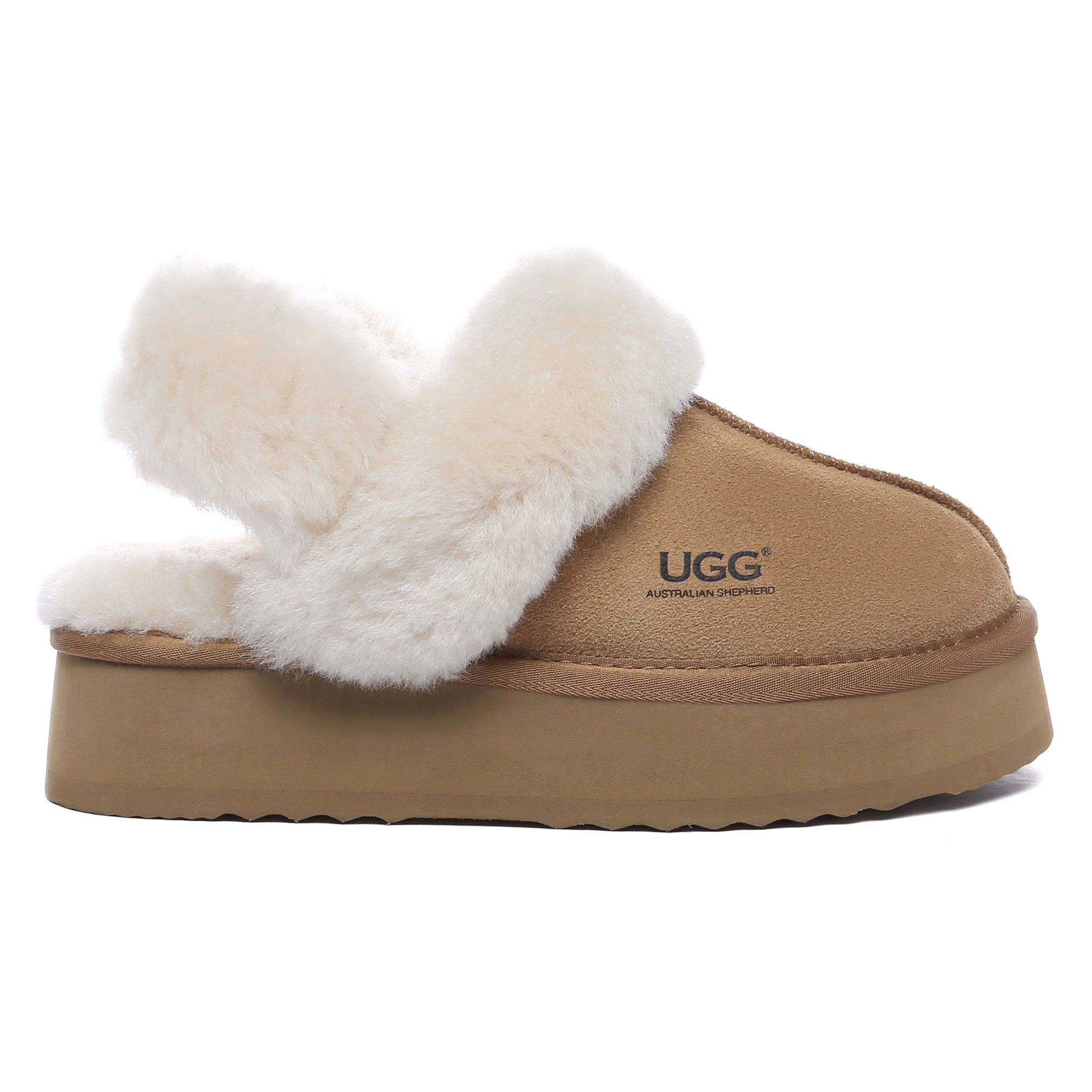 デュア ストラップ UGG プラットフォーム スリッパ | Snuggyz®
