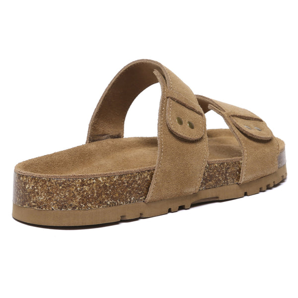 Aurelia Birkie Suede Slides