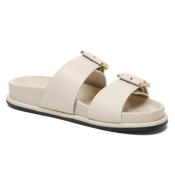 Manisha Buckle Leather Sandals