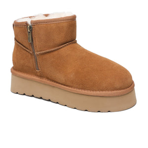 Merino Ultra Mini Zipper Platform UGG Boots