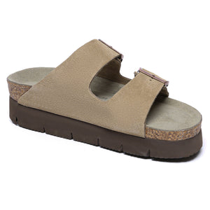 Sandalford Birkie Platform Slides - Snuggyz