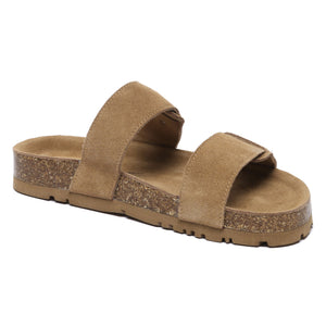 Aurelia Birkie Suede Slides