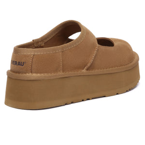 Mary Jane Platform Slippers