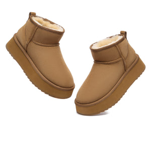 Ultra Mini Platform Sheepskin Winter Boots