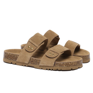 Aurelia Birkie Suede Slides