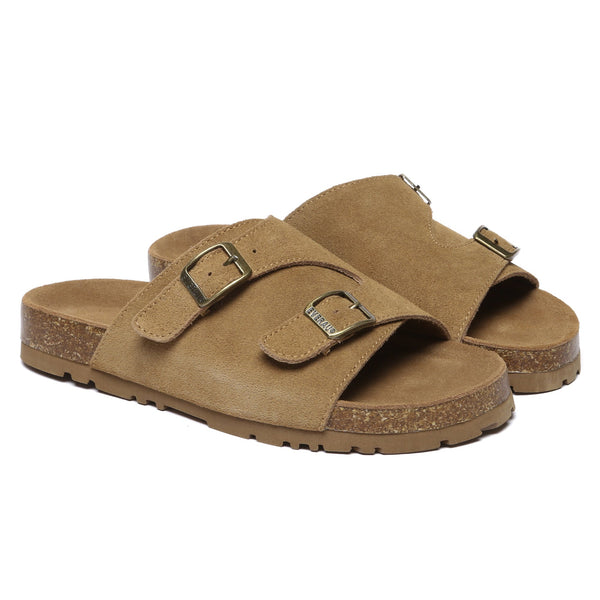 Alexis Suede Birkie Slides - Snuggyz