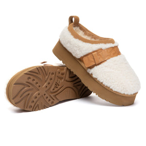 EverUgg Ultra Mini Maphie UGG slippers in soft fabric with plush lining, designed for cozy indoor comfort.
