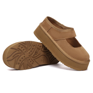 Mary Jane Platform Slippers