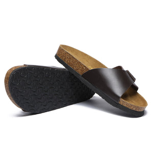 Summer Leather Slides - Snuggyz