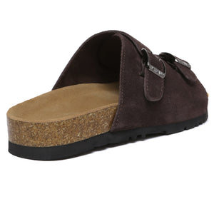 Alexis Suede Birkie Slides - Snuggyz