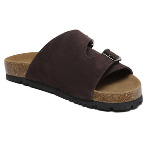 Alexis Suede Birkie Slides - Snuggyz