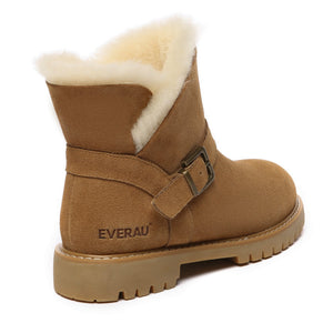 Women Buckle Mini UGG Boots