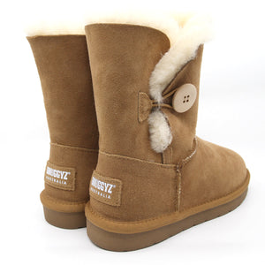 SNUGGYZ® Premium Short Button Boots Australian Made