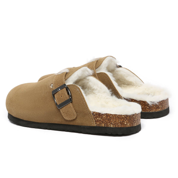 Simona Adjustable Buckle Slides - Snuggyz