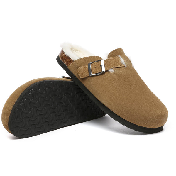 Simona Adjustable Buckle Slides - Snuggyz