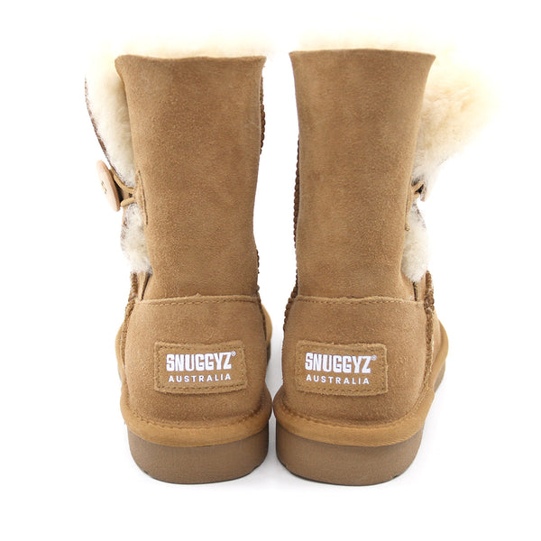 SNUGGYZ® Premium Short Button Boots Australian Made