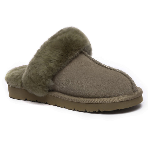 Muffin Sheepskin Winter Slippers