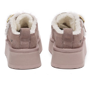 Tass Buckle UGG Platform Slippers