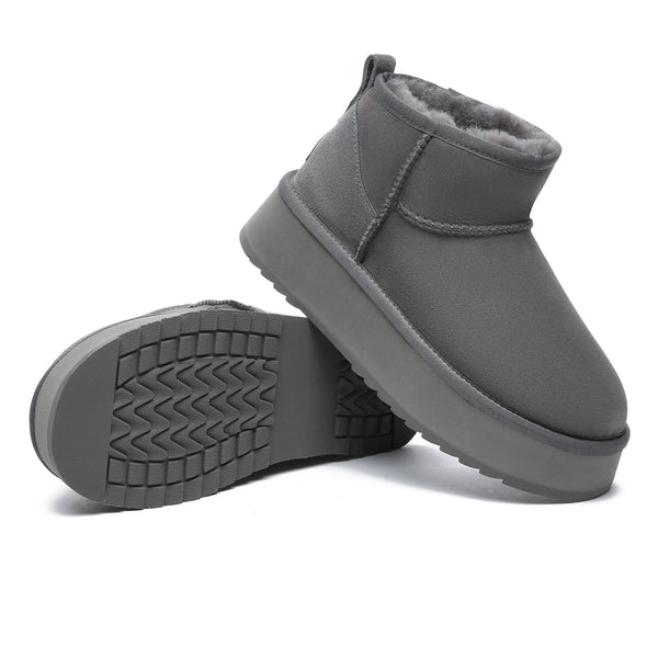 Ultra Mini Platform Sheepskin Winter Boots