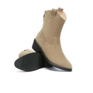 Claudina Cowgirl Suede Boots