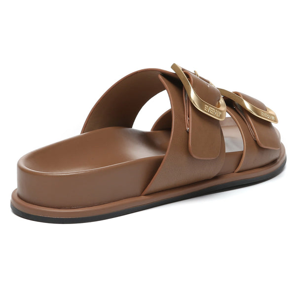 Manisha Buckle Leather Sandals