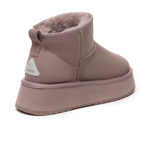 Ultra Mini Platform Sheepskin Winter Boots