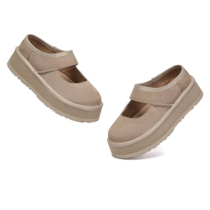 Mary Jane Platform Slippers