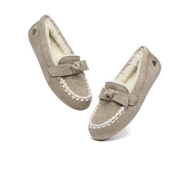 UGG Woven Bow Moccasin