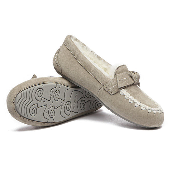 UGG Woven Bow Moccasin