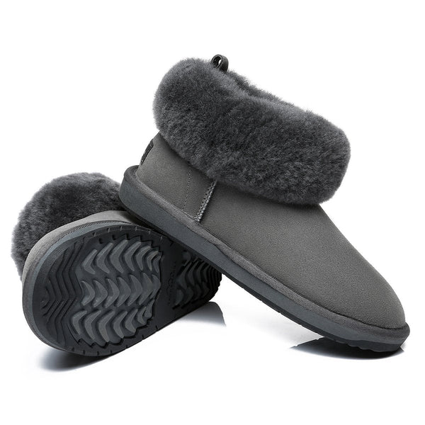 UGG Fluffy Collar Boots