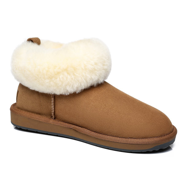 UGG Fluffy Collar Boots