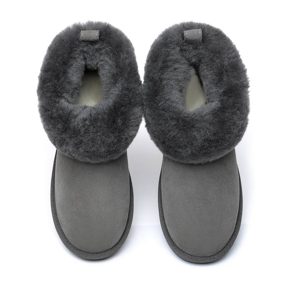 UGG Fluffy Collar Boots